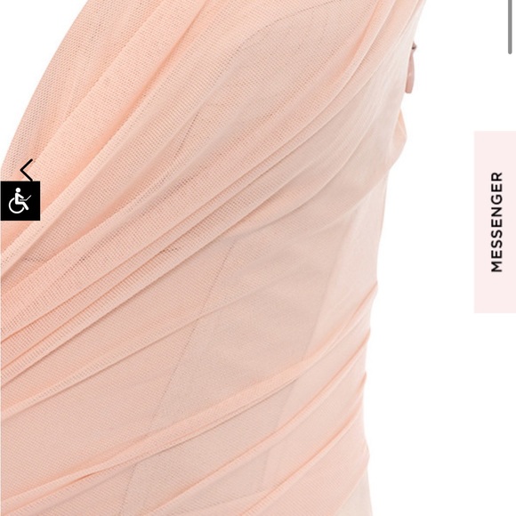 Blush satin jumpsuit - Picture 7 of 10